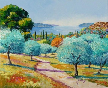 Garden Painting - PLS54 impressionism landscapes garden